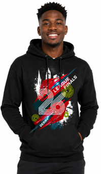<p>This simple and stylish classic hoodie is available in three colours. Made from cotton faced fabric ideal for decoration purposes, it is an essential for any hoodie lover.</p> black hoodie