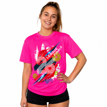 <p>Built on simplicity and strength, the Cool T is high-performing, designed to help you unlock your potential. Made from 100% recycled polyester, making every piece as responsible as it is reliable.</p> pink
